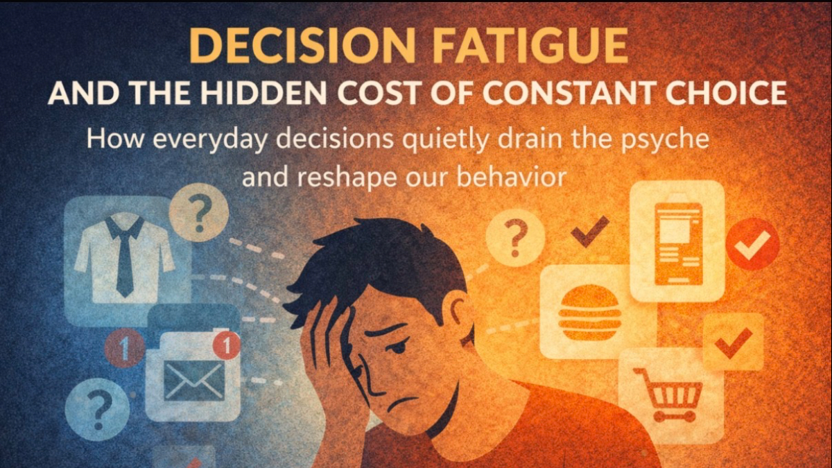Decision Fatigue in the Digital Age: Why Small Choices Drain Big Energy