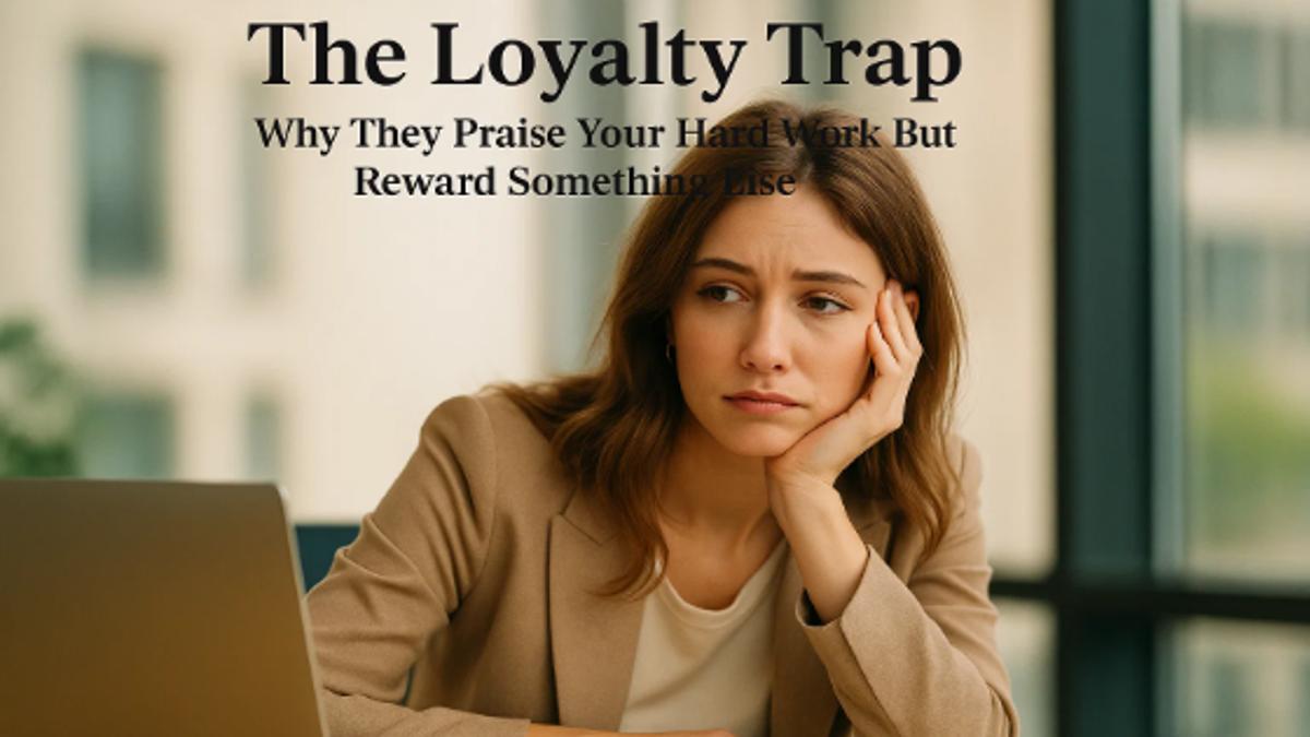 The Loyalty Trap: They Praise Your Work Ethic to Pacify Your Ambition
