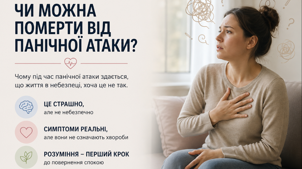 Чи можна померти від панічної атаки?