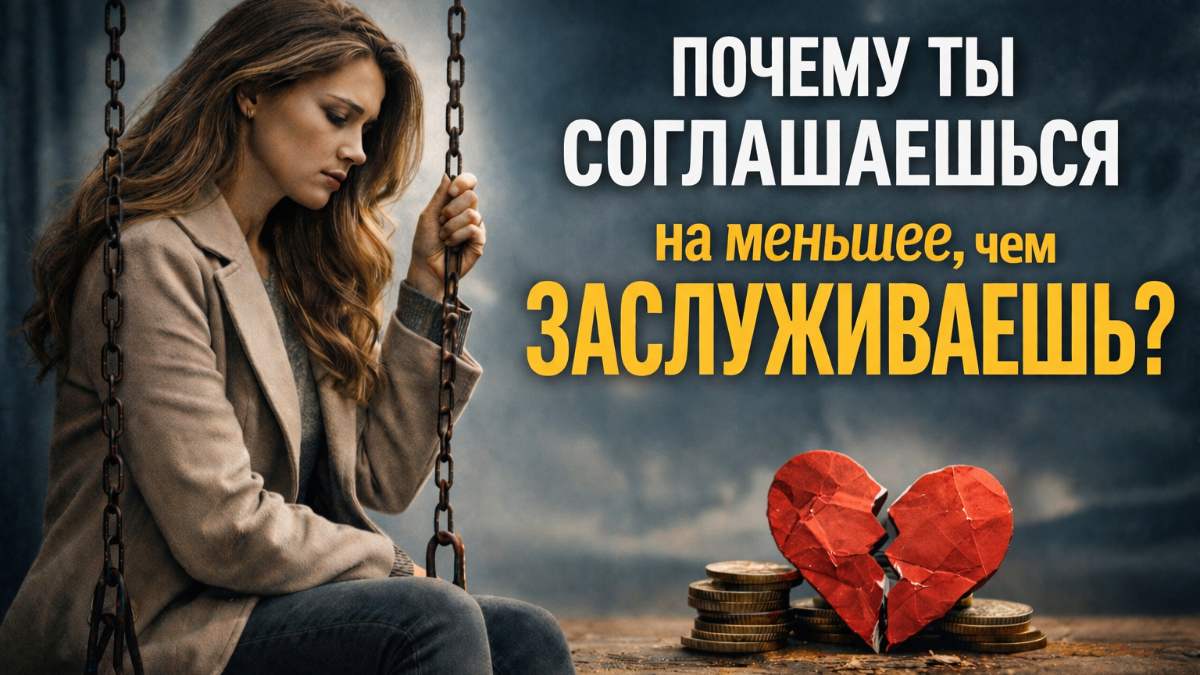 Почему вы соглашаетесь на меньшее, чем заслуживаете?