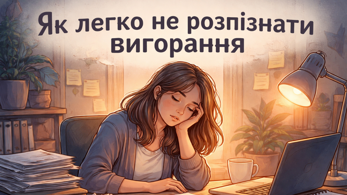 Як легко не розпізнати вигорання...