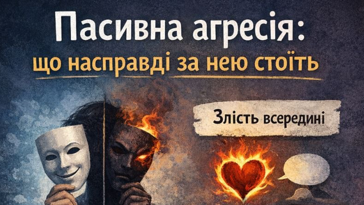 Подавлена агресія - це не про твій характер. Це про досвід, де злитися було не можна.
