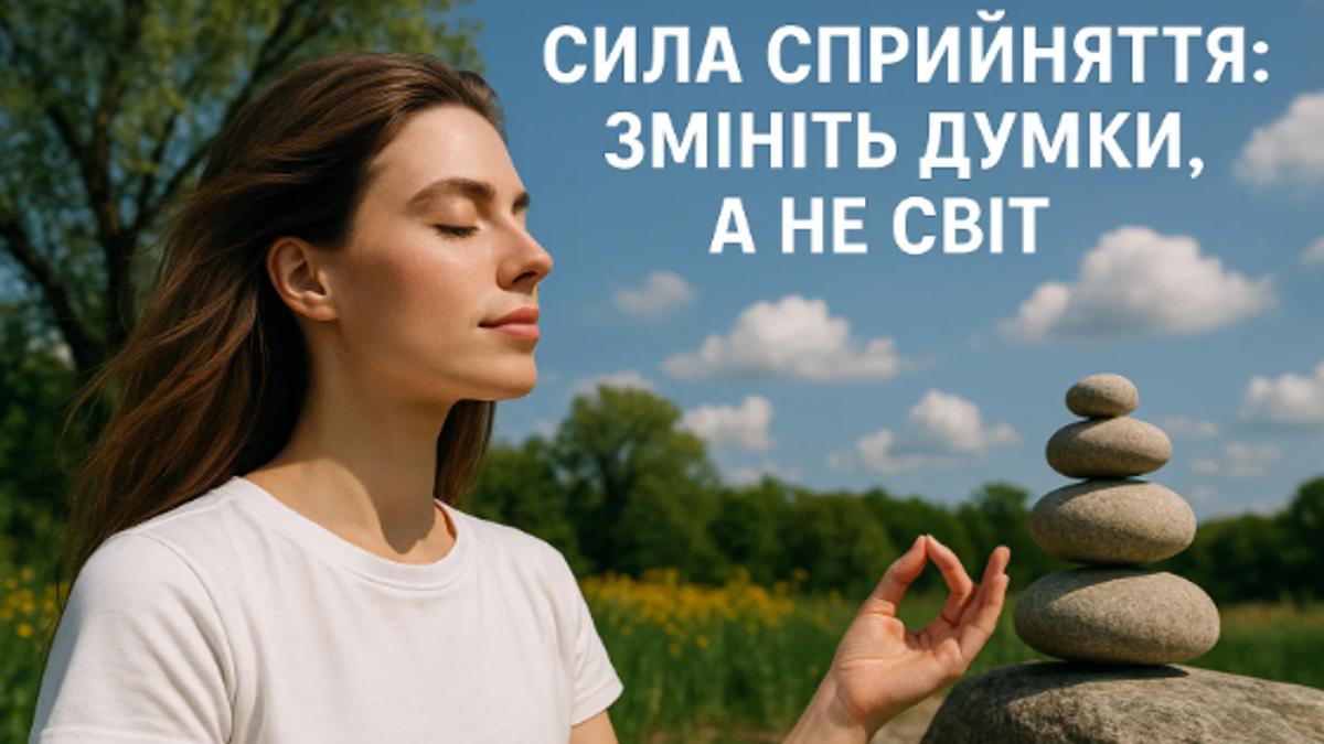 Ваші проблеми — це лише ваш погляд на речі