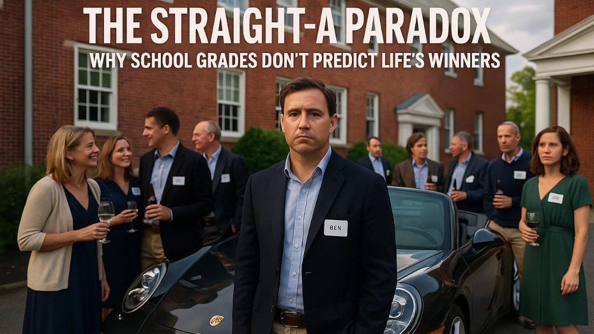 Why C-Students Often Outperform Straight-A Students in the Game of Life