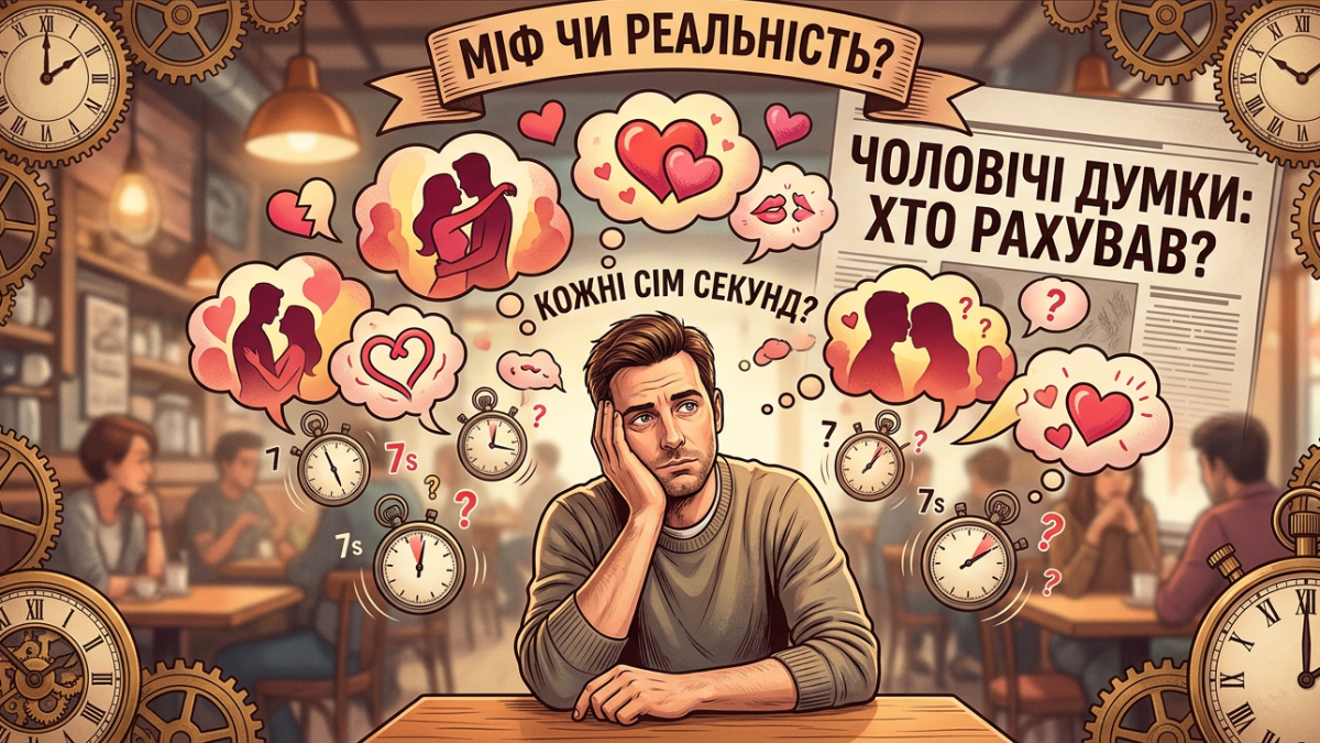 Чоловіки думають про секс кожні 7 секунд — правда чи міф?