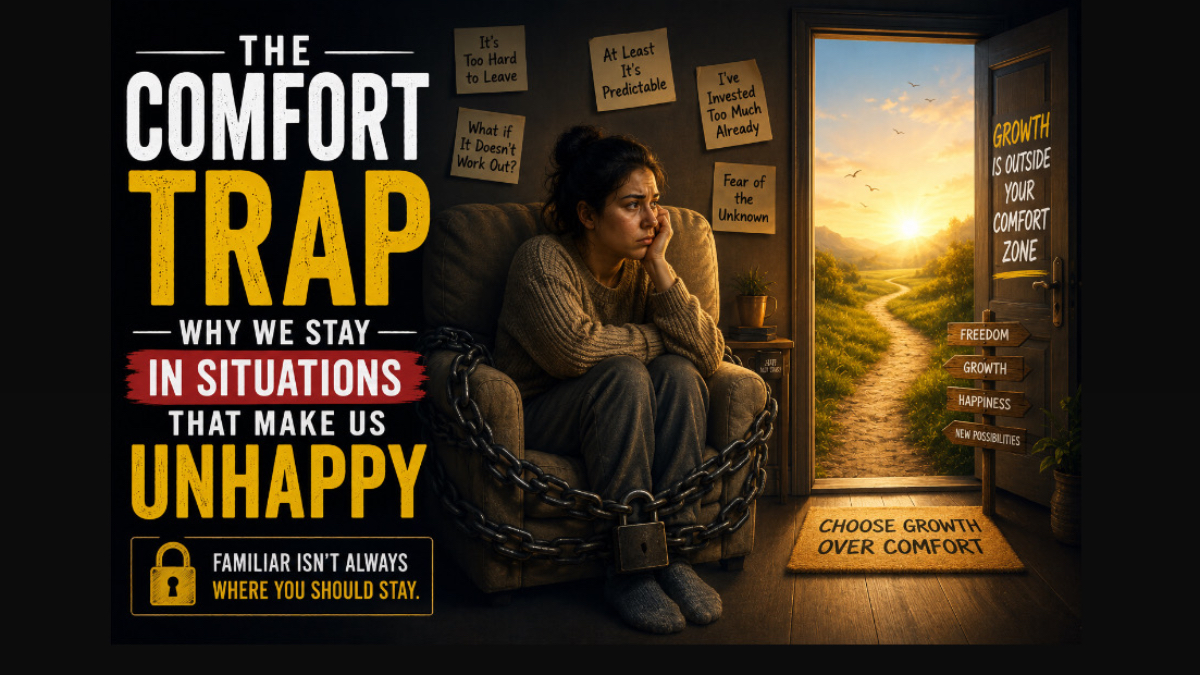 The Comfort Trap: Why We Stay in Situations That Make Us Unhappy
