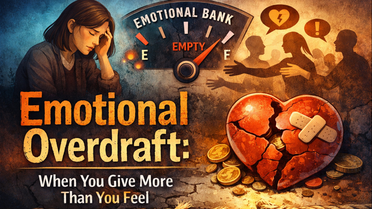Emotional Overdraft – When You Give More Than You Feel.