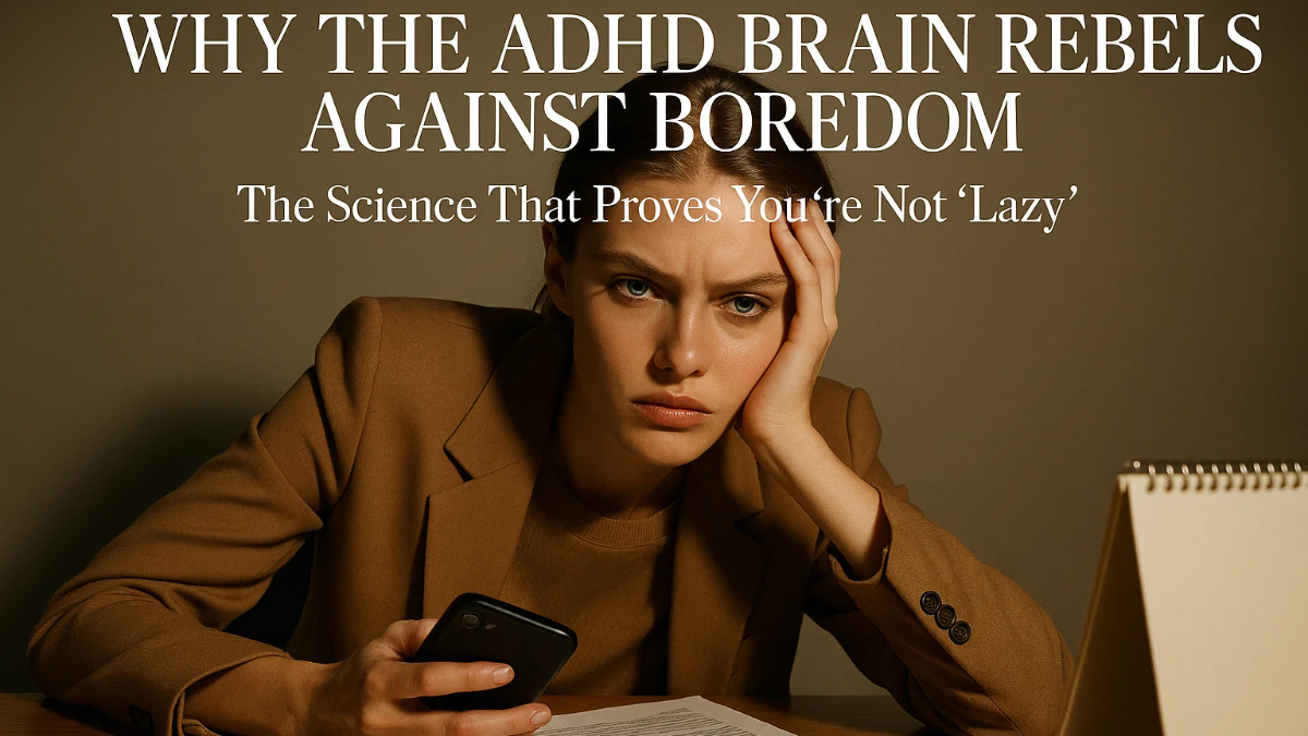 Why the ADHD Brain Rebels Against Boredom