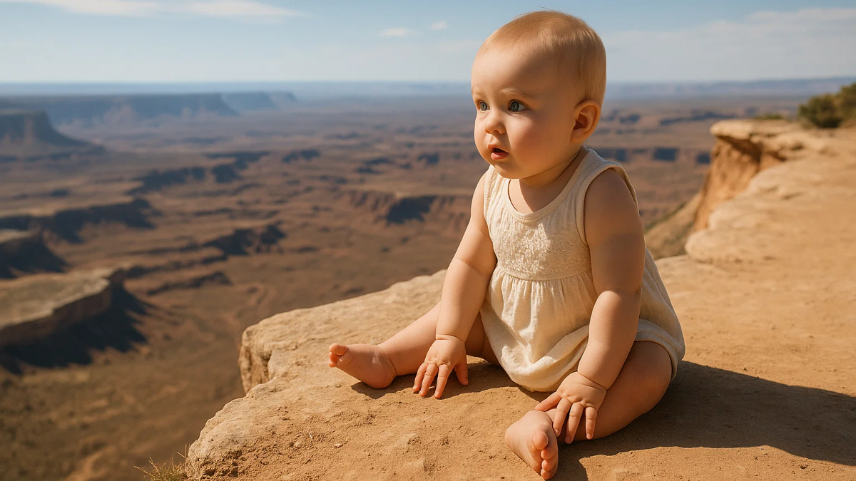 Why Babies Suddenly Stop at the Edge of a Cliff