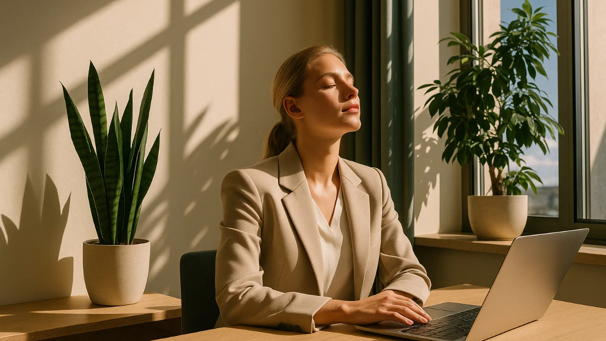 Was wirklich in deinem Kopf passiert, wenn du während der Arbeit ins Grüne schaust.
