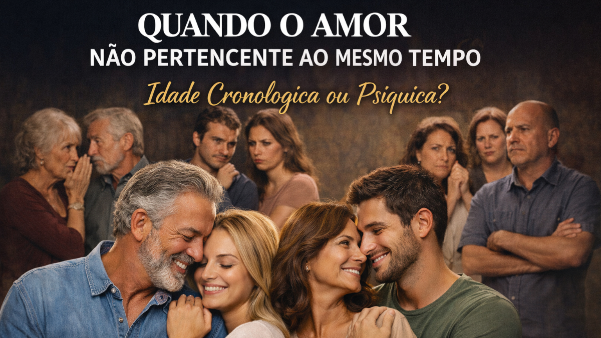 QUANDO O AMOR NÃO PERTECENCE AO MESMO TEMPO: Idade Cronológica ou Psíquica?