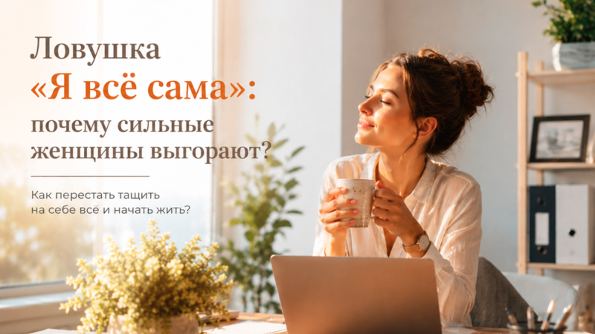 Ловушка «Я всё сама»: почему сильные женщины выгорают?