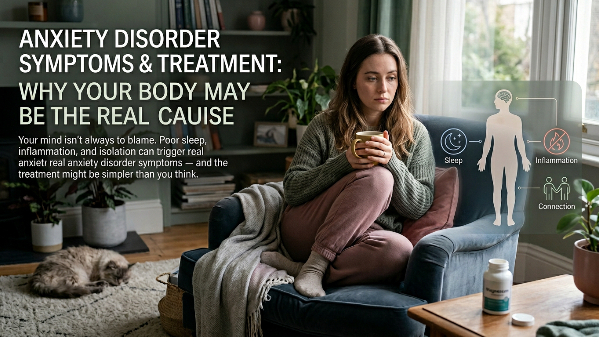 Anxiety Disorder Symptoms and Treatment: Why Your Body May Be the Real Cause