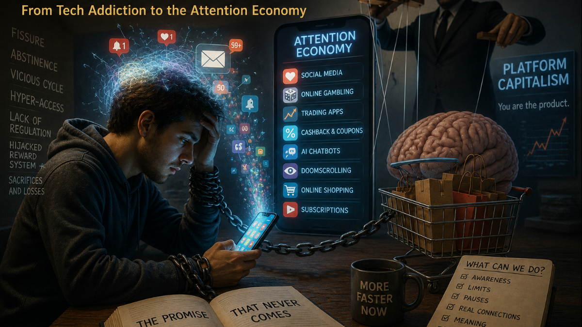 The New Digital Compulsions: From Tech Addiction to the Attention Economy