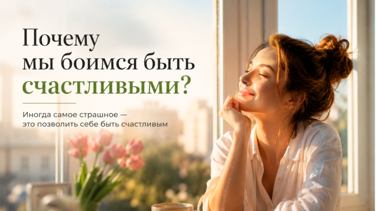 Почему мы боимся быть счастливыми?