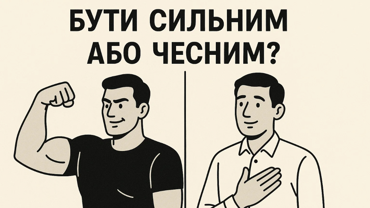 Виглядати сильним легше, ніж бути чесним із собою. Знайомо?