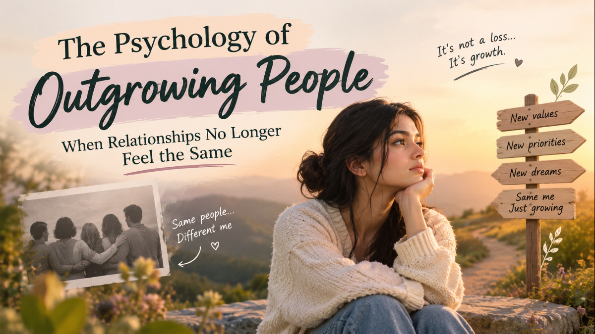 The Psychology of Outgrowing People: When Relationships No Longer Feel the Same