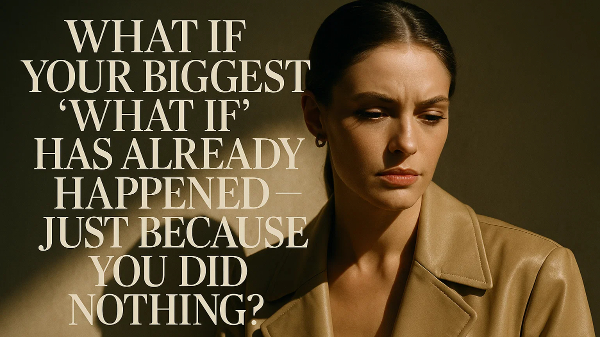What If Your Biggest “What If” Has Already Happened — Just Because You Did Nothing?