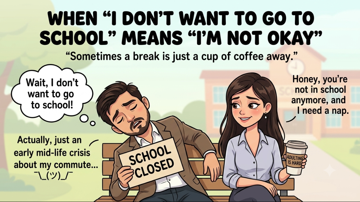 WHEN “I DON’T WANT TO GO TO SCHOOL” MEANS “I’M NOT OKAY”