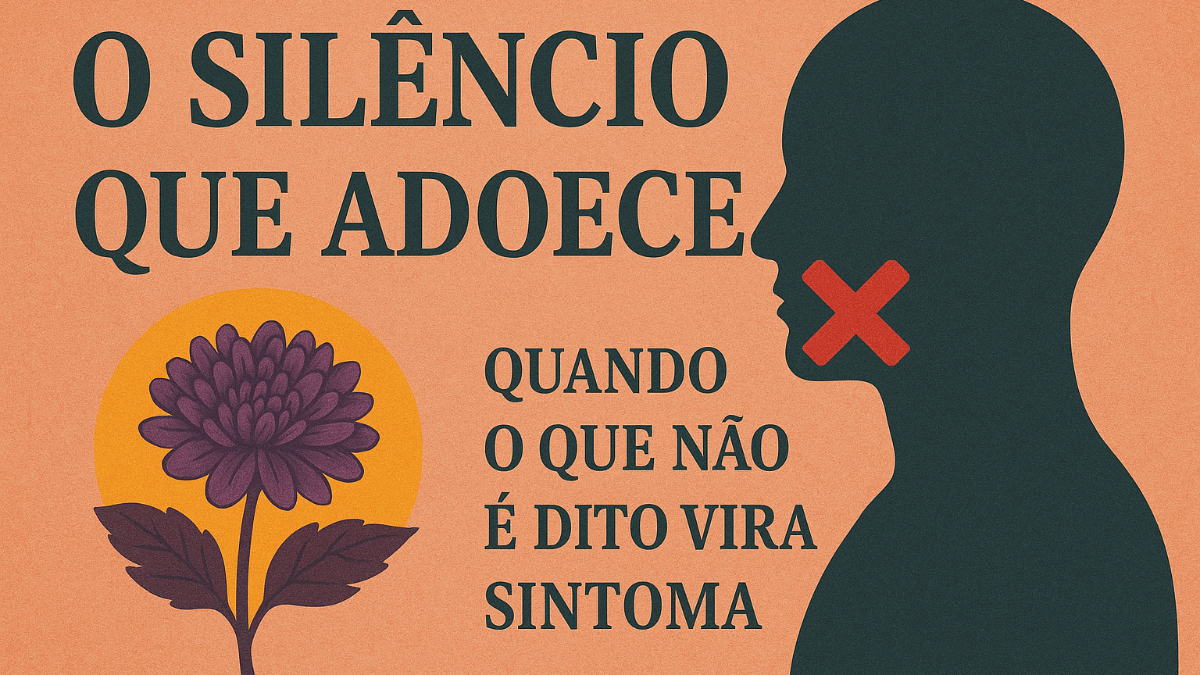 O Silêncio que Adoece: Quando o que Não é Dito Vira Sintoma