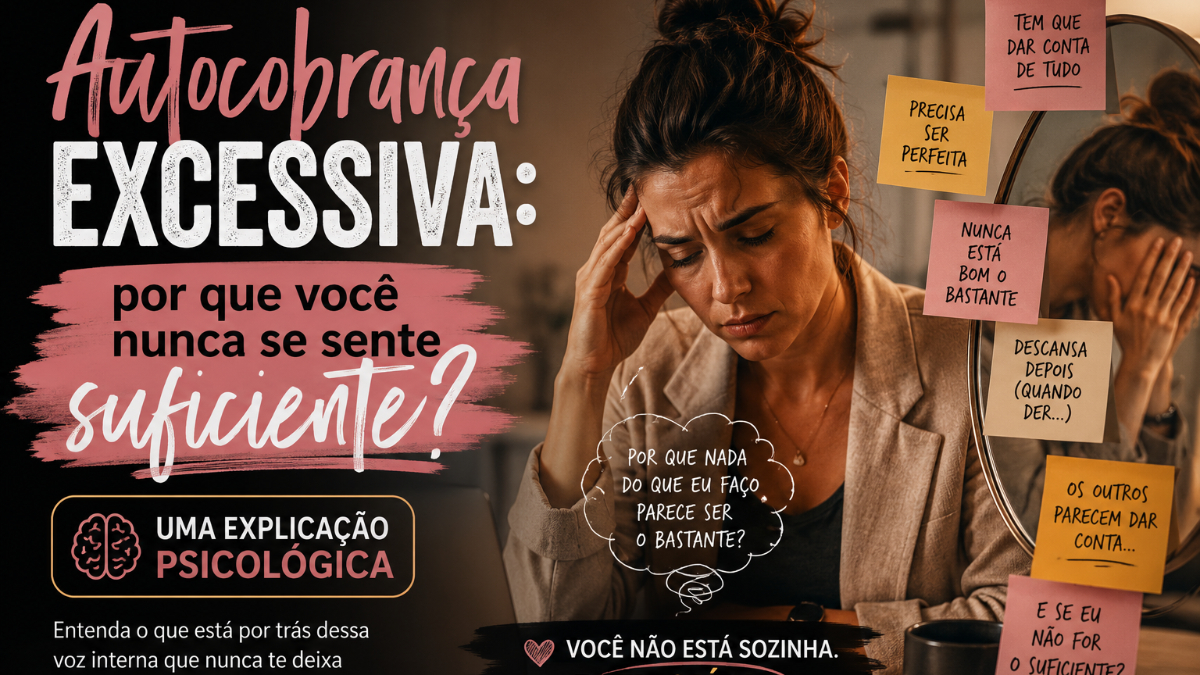 Autocobrança excessiva: por que você nunca se sente suficiente? Uma explicação psicológica