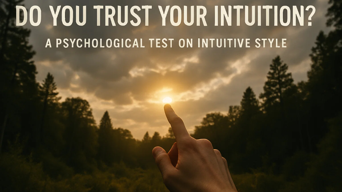 Do You Trust Your Intuition? A Psychological Test on Intuitive Style