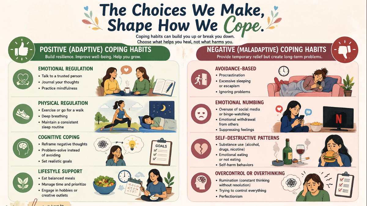 The choices we make Shape how we cope