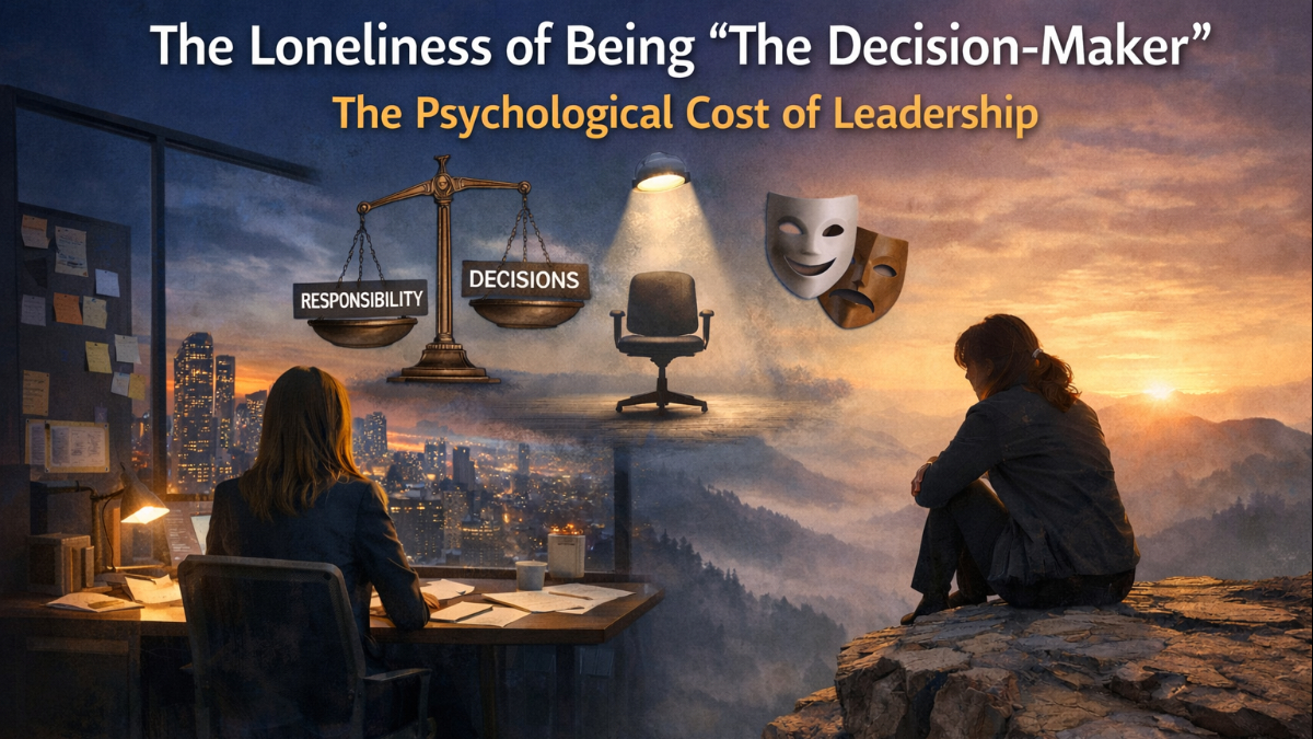 The Psychological Cost of Being “The Decision-Maker”: When Leadership Feels Lonely