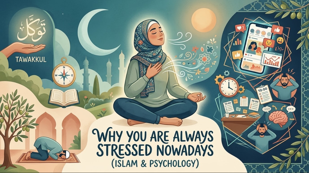 Why You Are Always Stressed Nowadays (Islam & Psychology)
