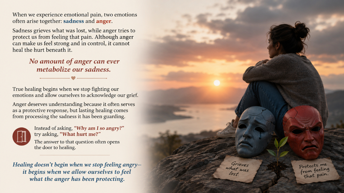 When We Are Hurt, Two Parts of Us Wake Up