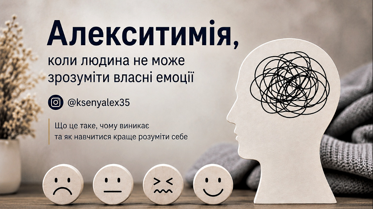Алекситимія — коли людина не може зрозуміти власні емоції