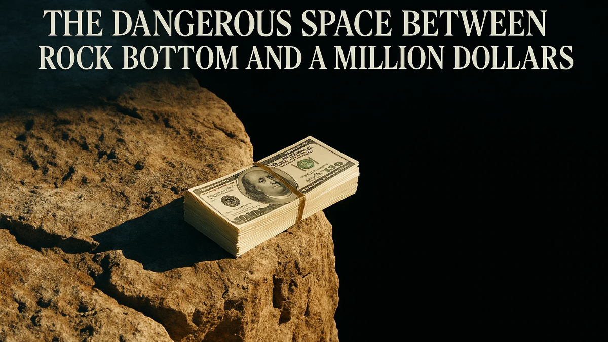 The Dangerous Space Between Rock Bottom and a Million Dollars