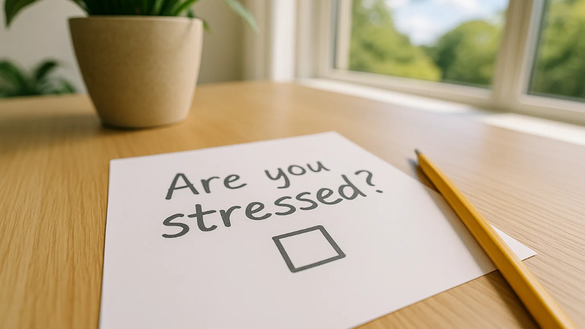 Are You Stressed? Take a Simple Test by Christian Schreiner