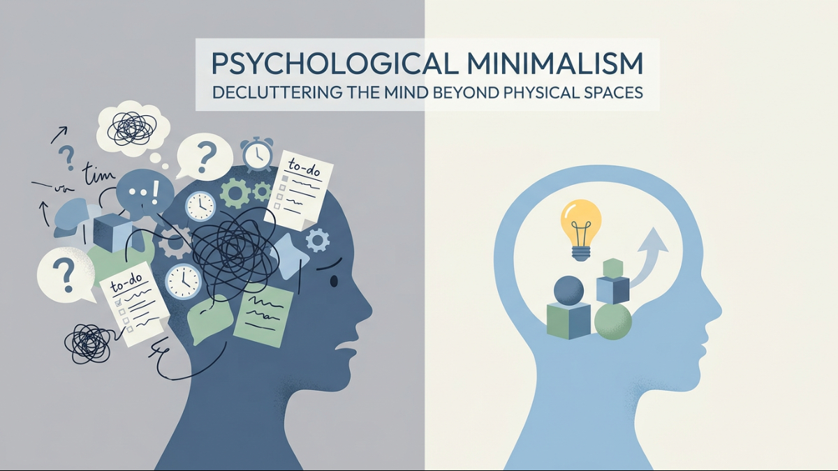 Psychological Minimalism: Decluttering the Mind Beyond Physical Spaces