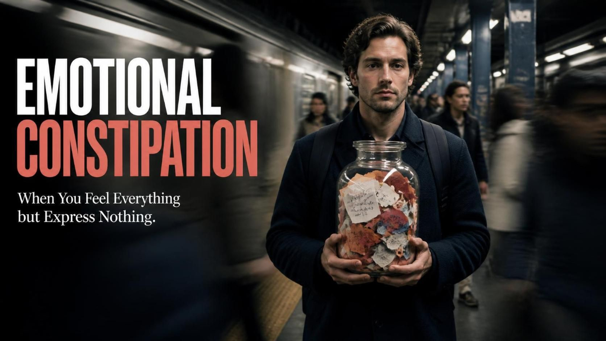 Emotional Constipation: When You Feel Everything but Express Nothing
