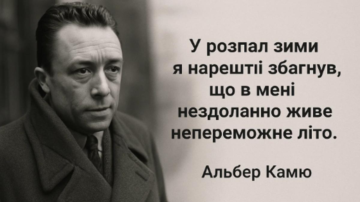 Що радить Альбер Камю тим, хто зіткнувся з кризою сенсу життя?