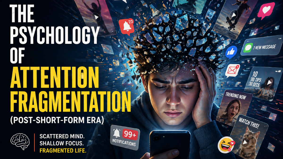 The Psychology of Attention Fragmentation (Post-Short-Form Era)