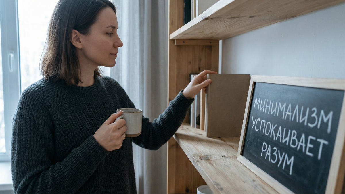 Тревожность, стресс и беспорядок в доме — как минимализм помогает успокоить разум