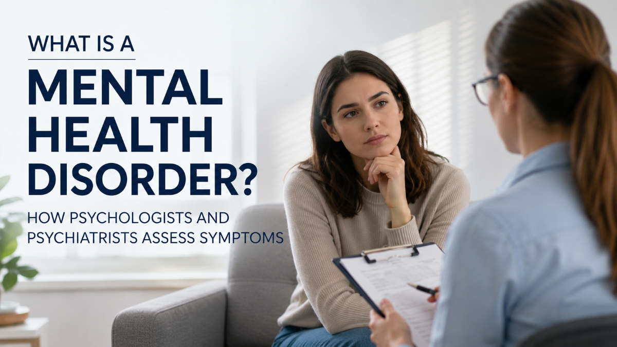 What Is a Mental Health Disorder? How Psychologists and Psychiatrists Assess Symptoms