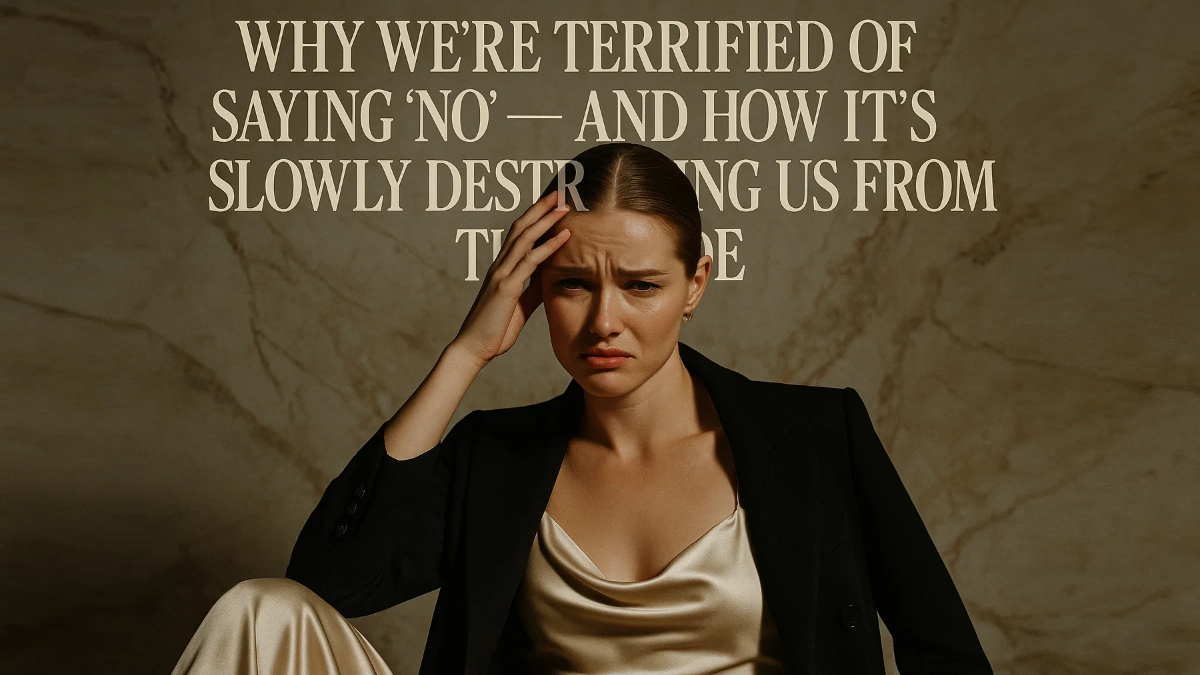 Why We’re Terrified of Saying “No” — And How It’s Slowly Destroying Us From the Inside