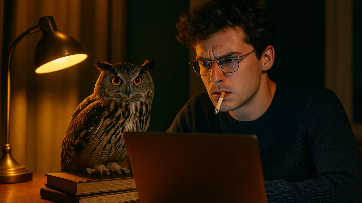 Ночные совы и острые слова: почему умные люди часто ломают правила сна и речи