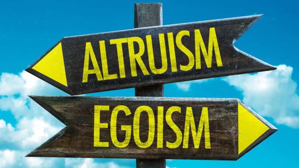Егоїзм і альтруїзм як світло і темрява: про природну двоїстість людських вчинків
