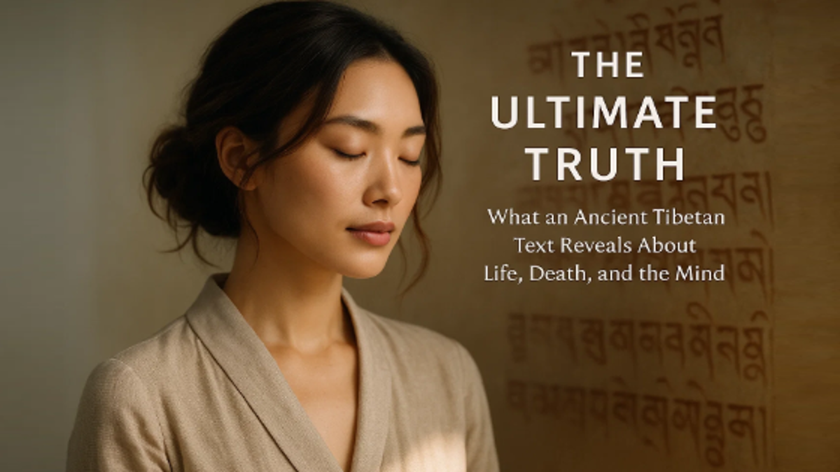 An Ancient Guide to Life, Death, and Your Own Mind