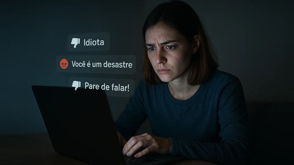 O que transforma um comentário online em um ato de violência psicológica?