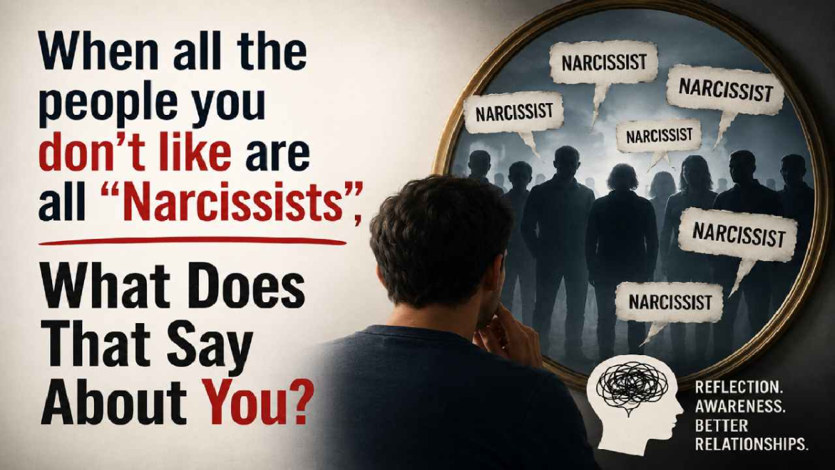 When all the people you don’t like are all “Narcissists”, What Does That Say About You?