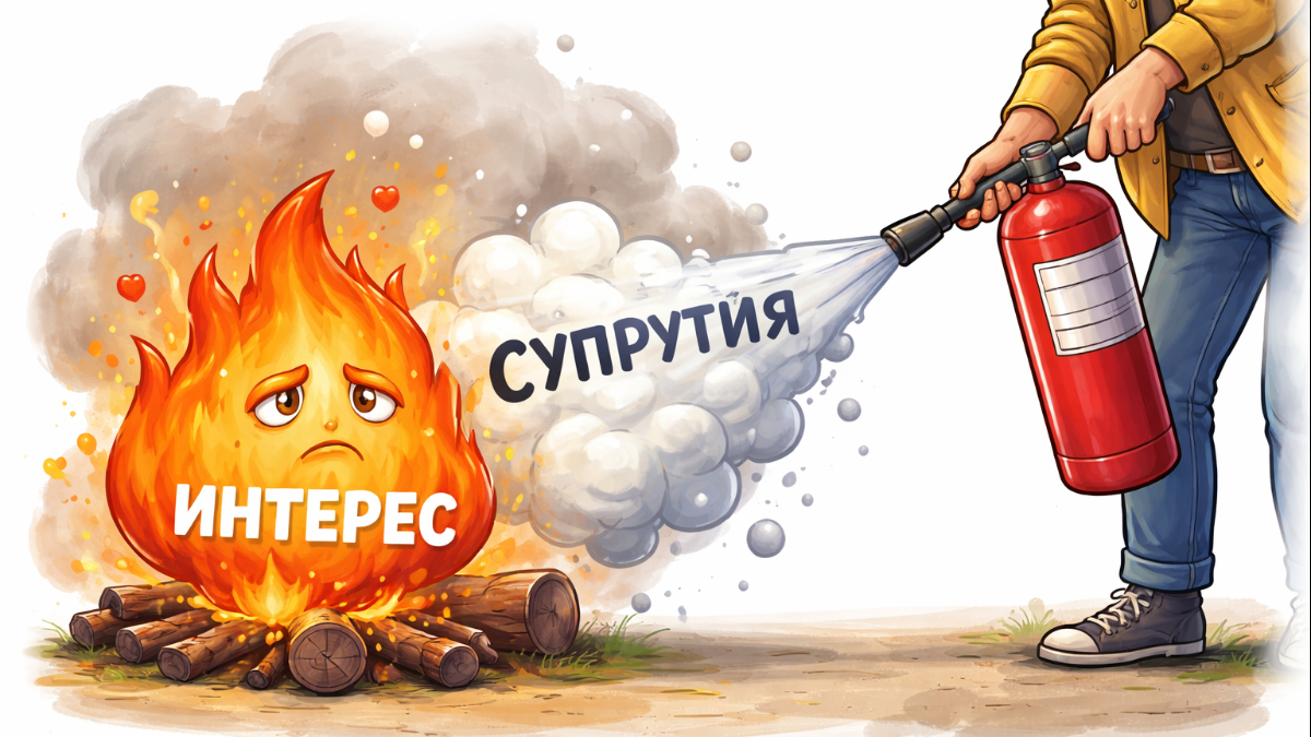 Почему мы тушим себя в тот момент, когда становится интересно?