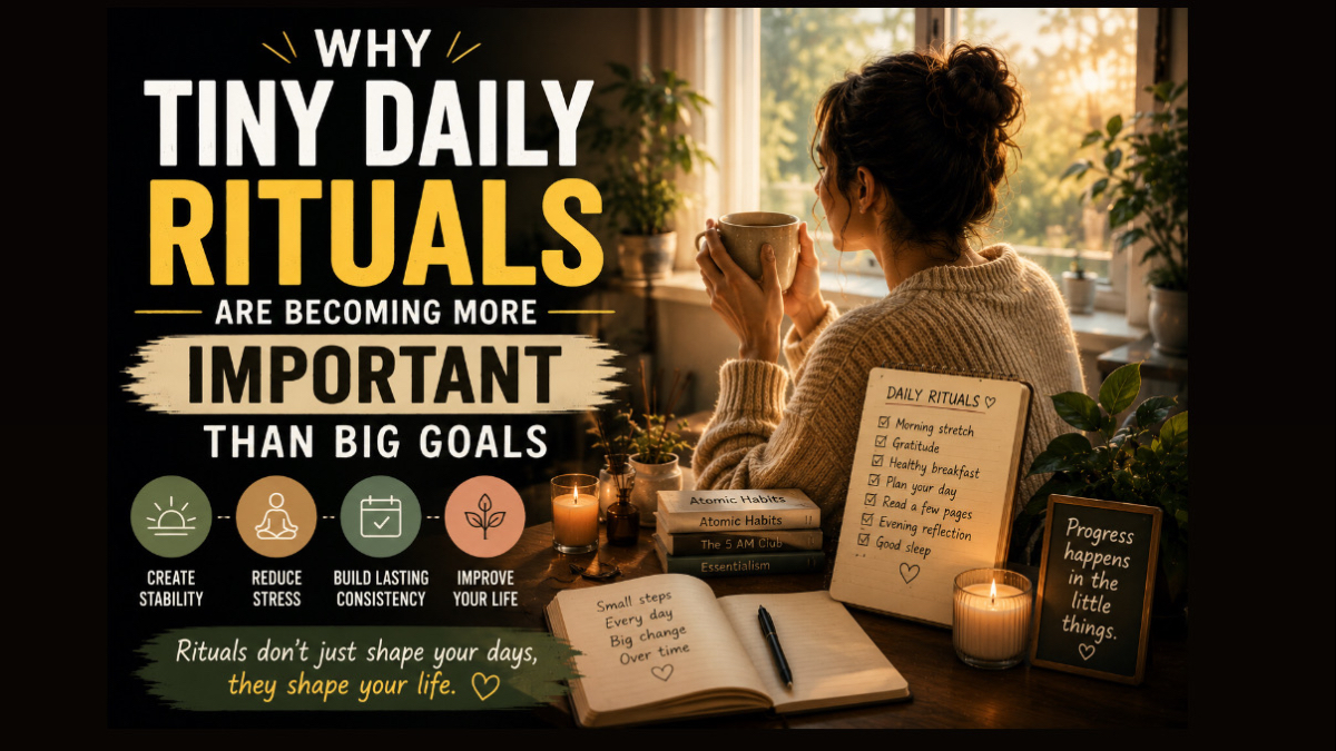Why Tiny Daily Rituals Are Becoming More Important Than Big Goals