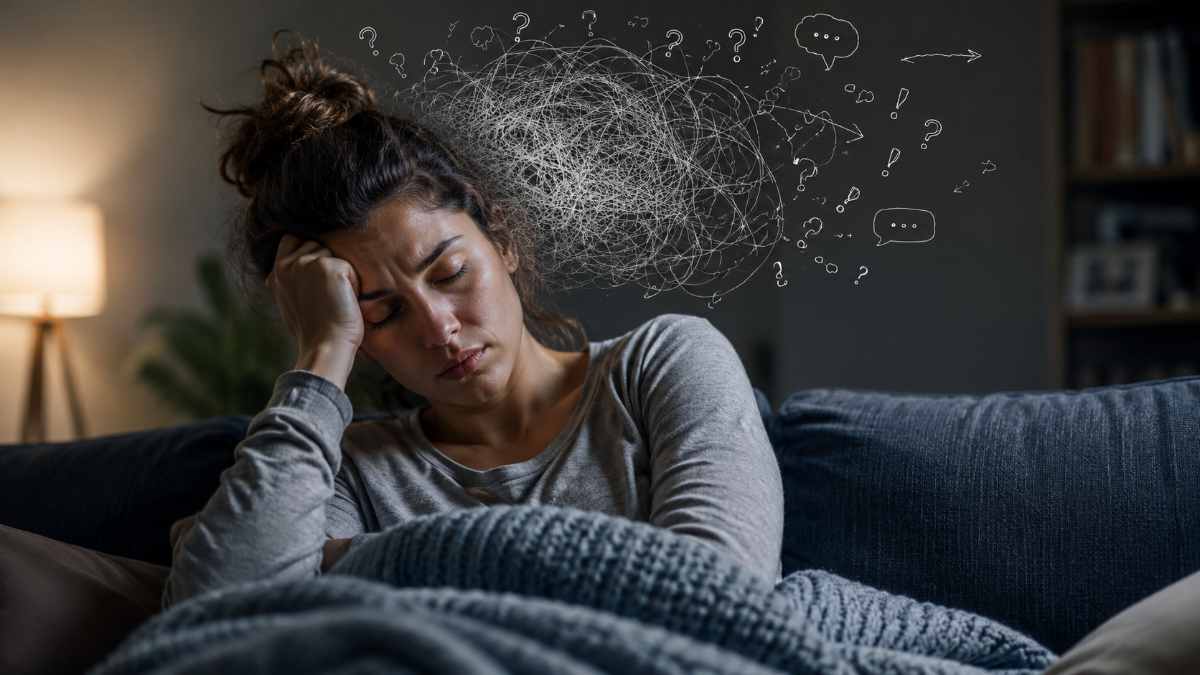 Therapist Explains... Why your body feels tired but your mind won't stop thinking.