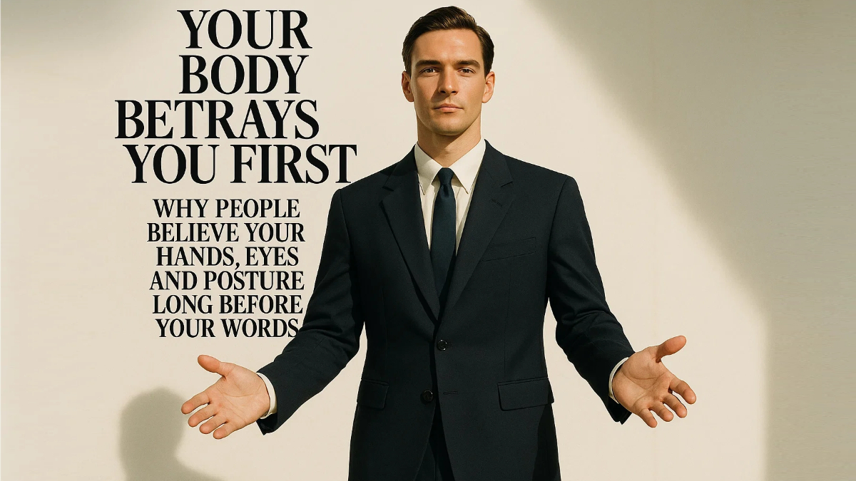 Your Body Betrays You First: Why People Believe Your Hands, Eyes, and Posture