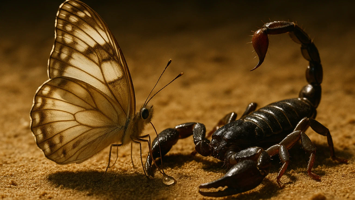 Історія метелика і скорпіона, яку ти проживаєш прямо зараз
